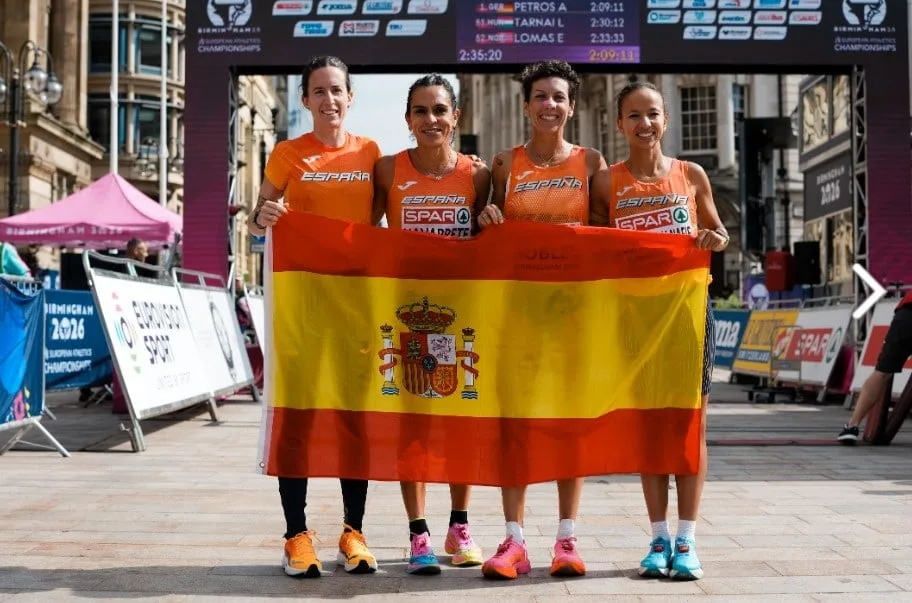 España brilla en el maratón: las atletas españolas logran la medalla de bronce por equipos en el Europeo