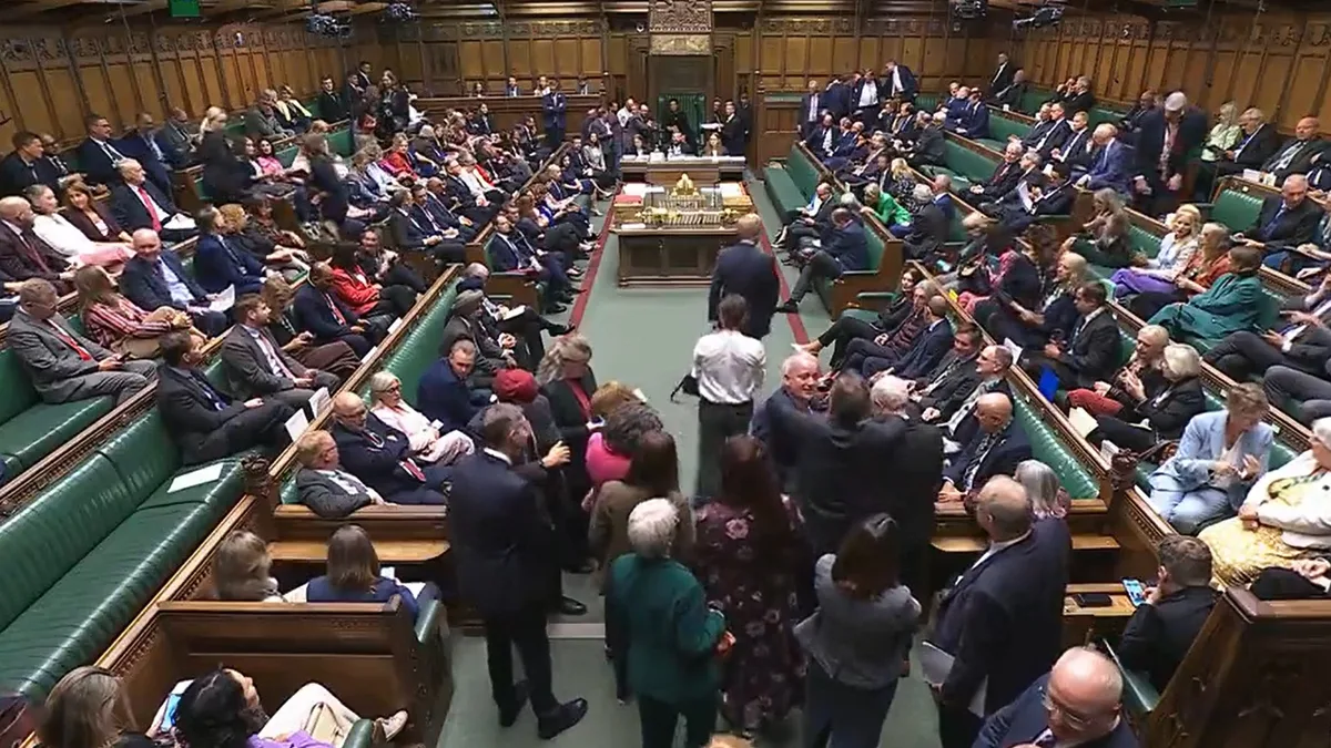 Le projet de loi sur l'aide à mourir rejeté par les députés britanniques avec 286 votes contre et 270 pour