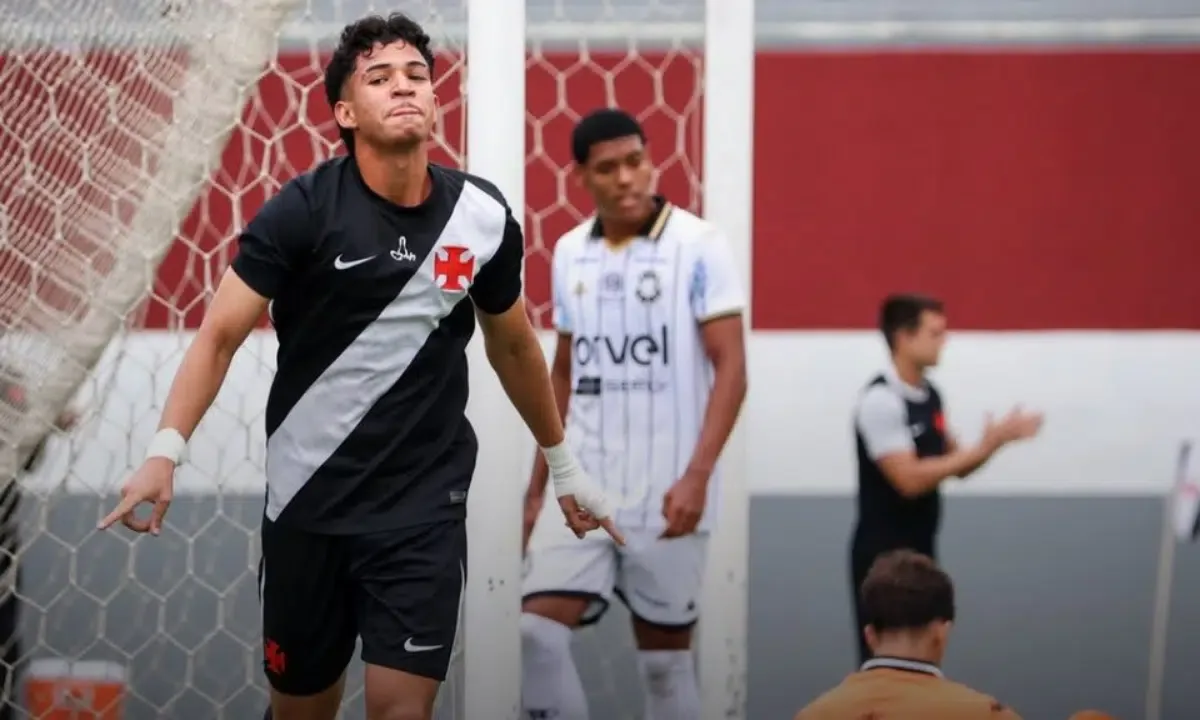 Vasco atropela o Rio Branco-ES por 11 a 0 na estreia da Copa do Brasil Sub-20