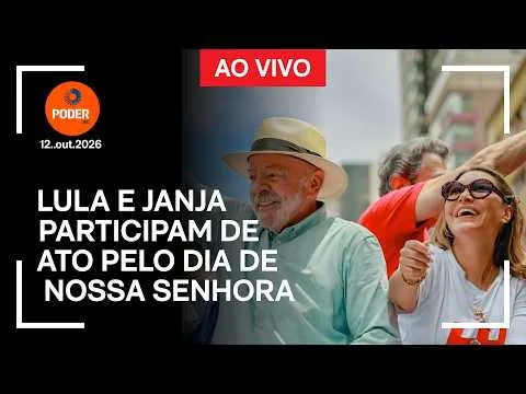 Ao vivo: Lula e Janja participam de ato pelo Dia de Nossa Senhora