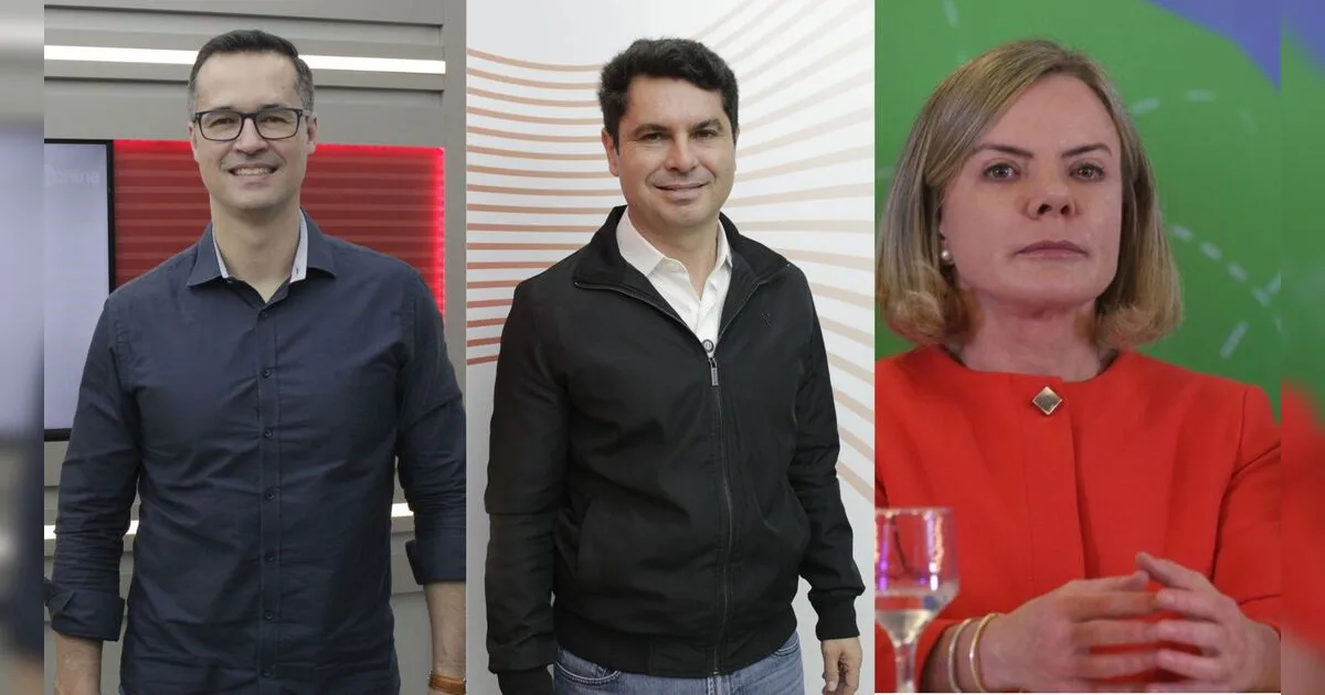Corrida ao Senado no PR tem Deltan, Curi e Gleisi na frente; petista lidera rejeição