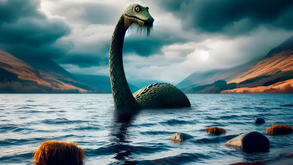 Tourist spots 'six metre-long' creature in Loch Ness