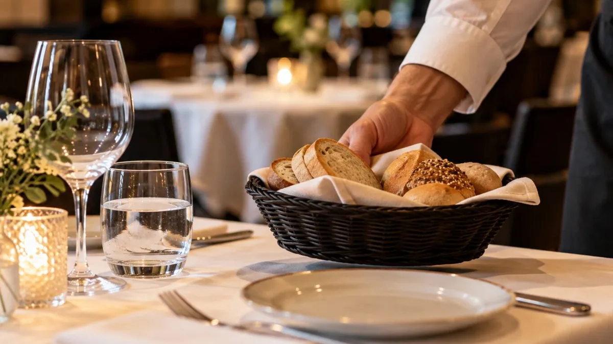 Pocos lo saben: por qué los restaurantes sirven el pan antes de la comida