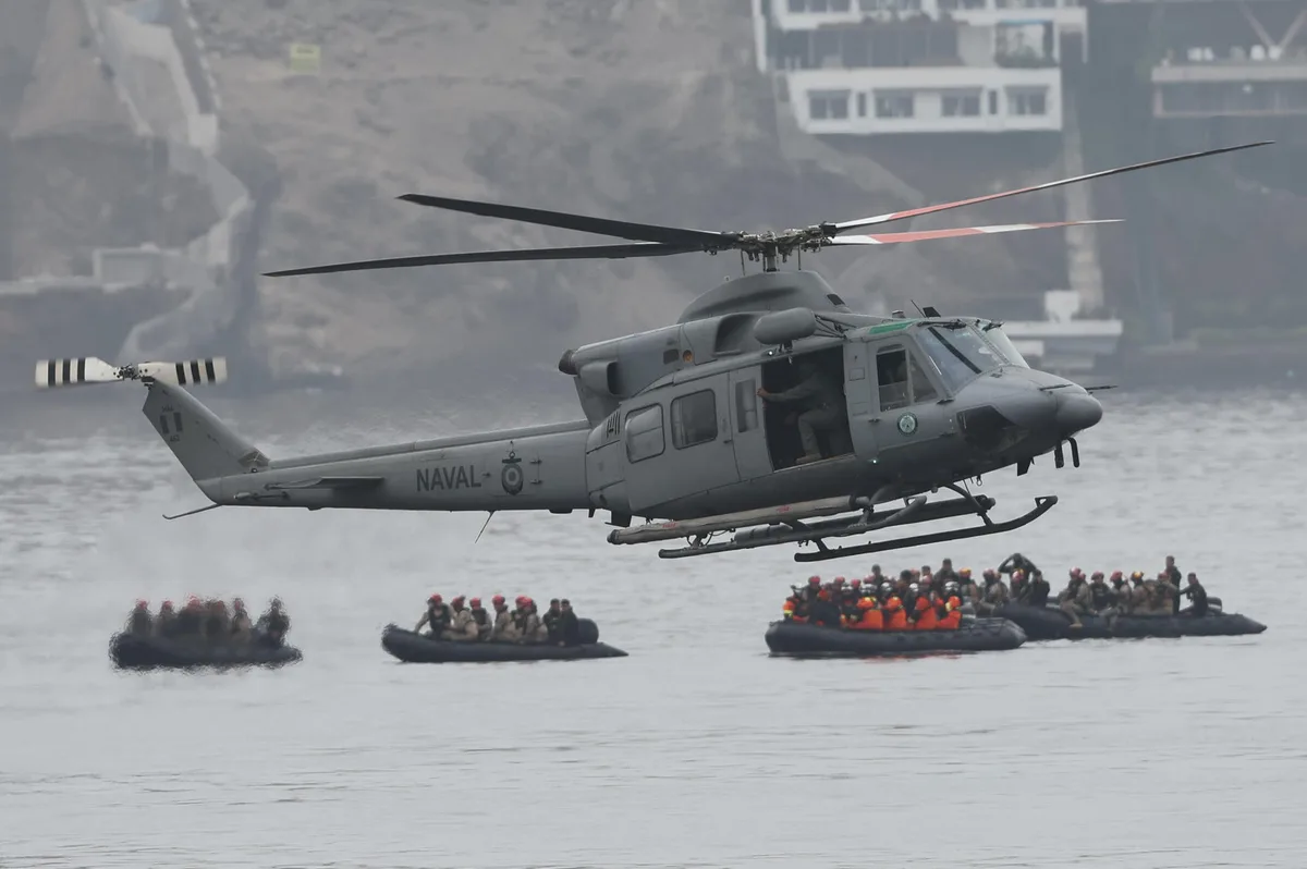 Fuerzas navales de Perú, EEUU y Chile simularon un rescate ante posibles desastres por El Niño