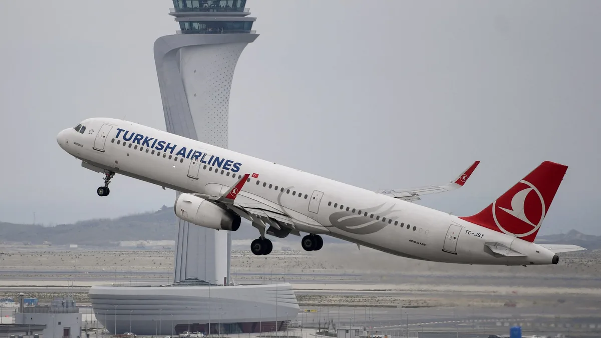 Turkish Airlines est "la grande gagnante de la situation": la guerre au Moyen-Orient plombe les grands aéroports de la région et c'est le hub d'Istanbul qui récupère leurs flux de correspondance massifs