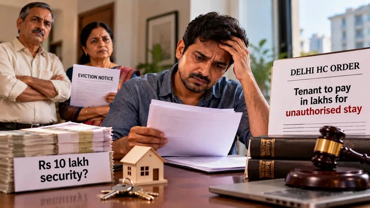 Tenant's Rs 10L deposit claim fails; Delhi HC orders payment for unauthorised stay