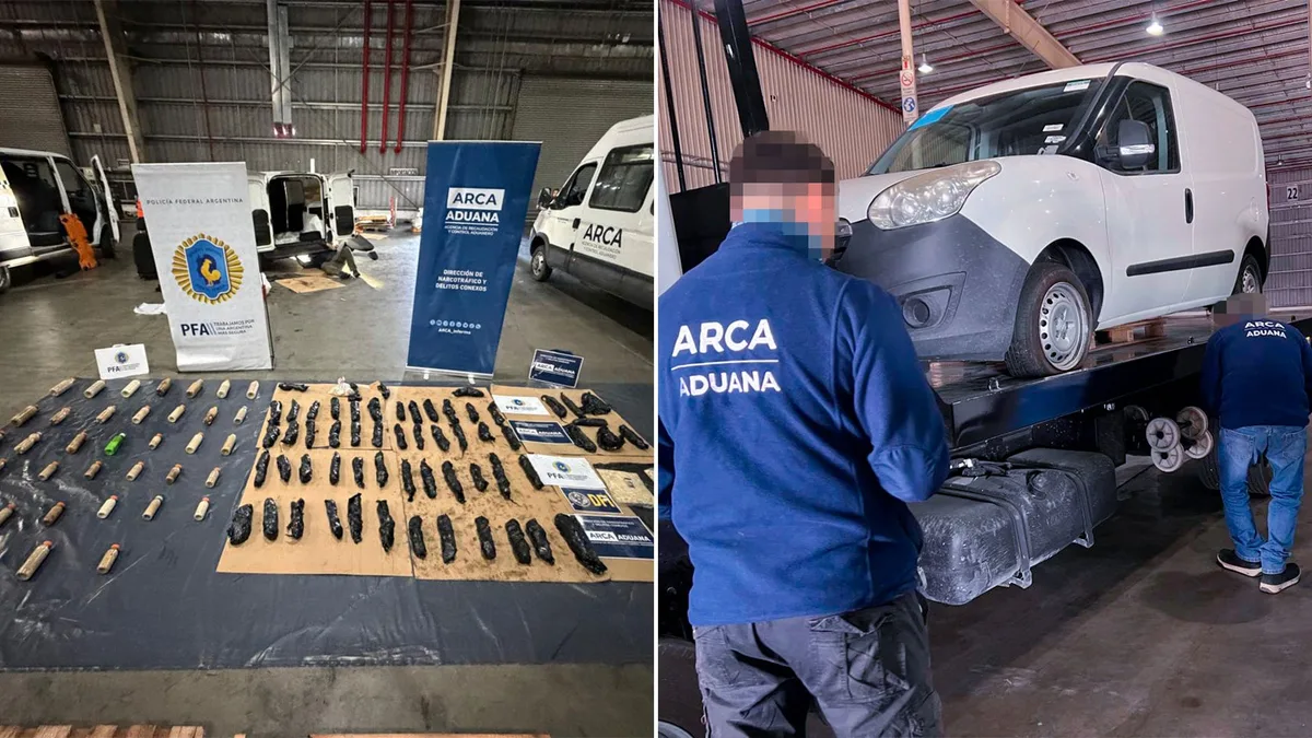 Encontraron éxtasis valuado en más de 2 millones de dólares dentro de una camioneta importada desde Bélgica