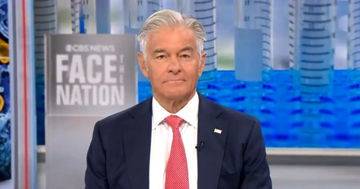 Transcript: Dr. Mehmet Oz on "Face the Nation with Margaret Brennan," Aug. 23, 2026