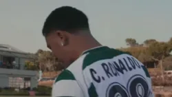VÍDEO: Sancho treina equipado à Cristiano Ronaldo e Sporting