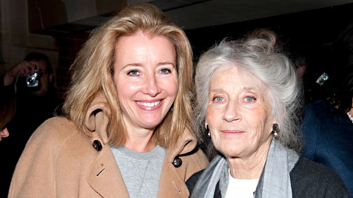 Emma Thompson, de luto: muere su madre, la actriz Phyllida Law, a los 94 años
