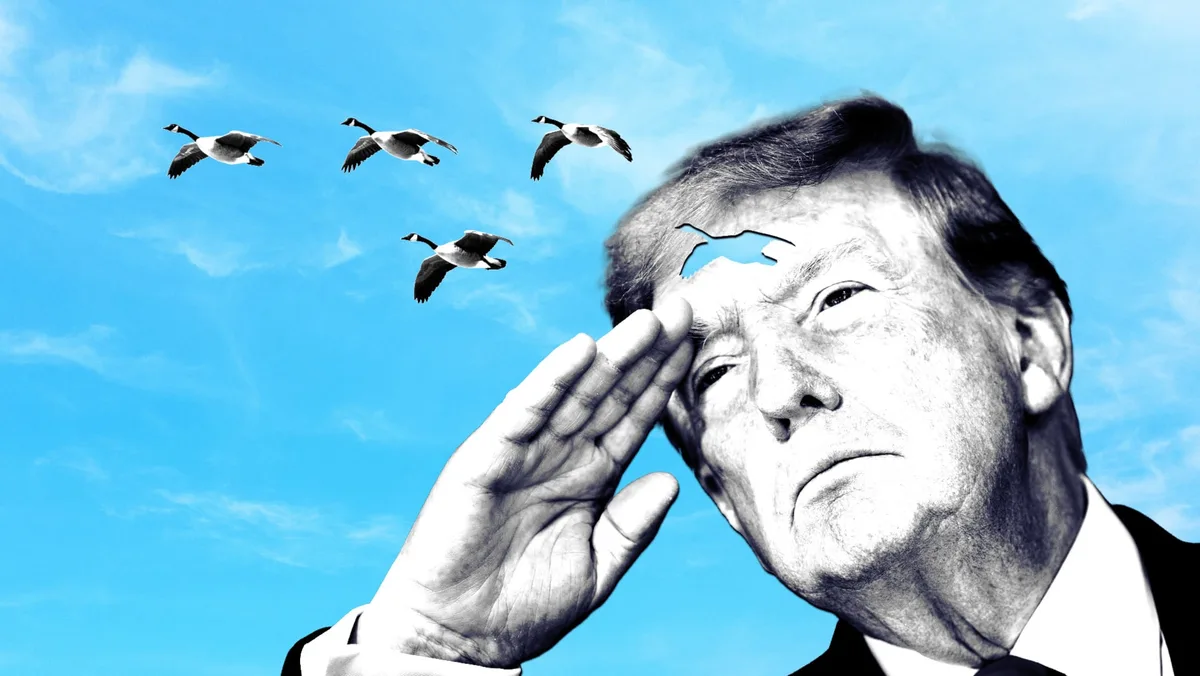 Trump, 80, Shares Deranged Geese Fantasy Before Golf Outing