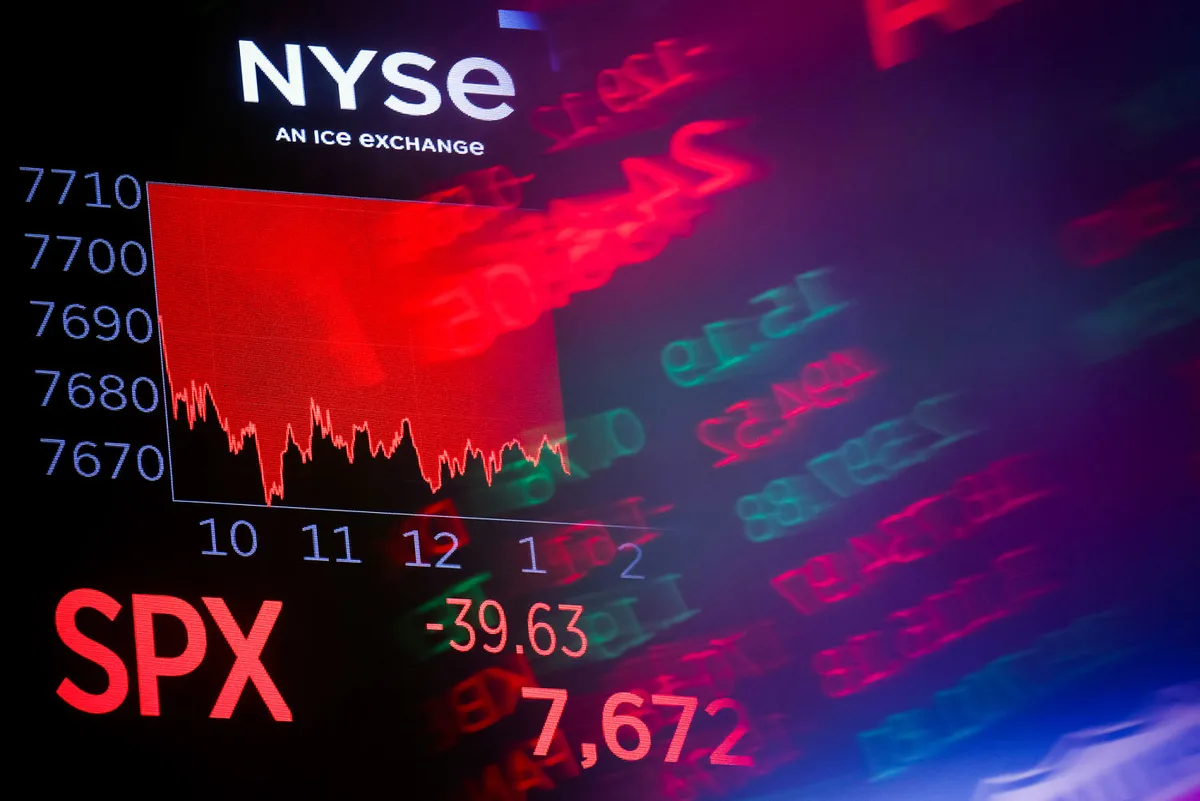 Bond yields surge and stocks tumble as inflation fears ripple through markets