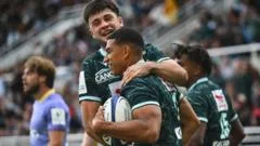 Late tries give Pau bonus-point win over Leicester