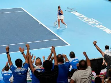 Ukraine, Belgium level at 1-1 in their Billie Jean King Cup tennis quarterfinal