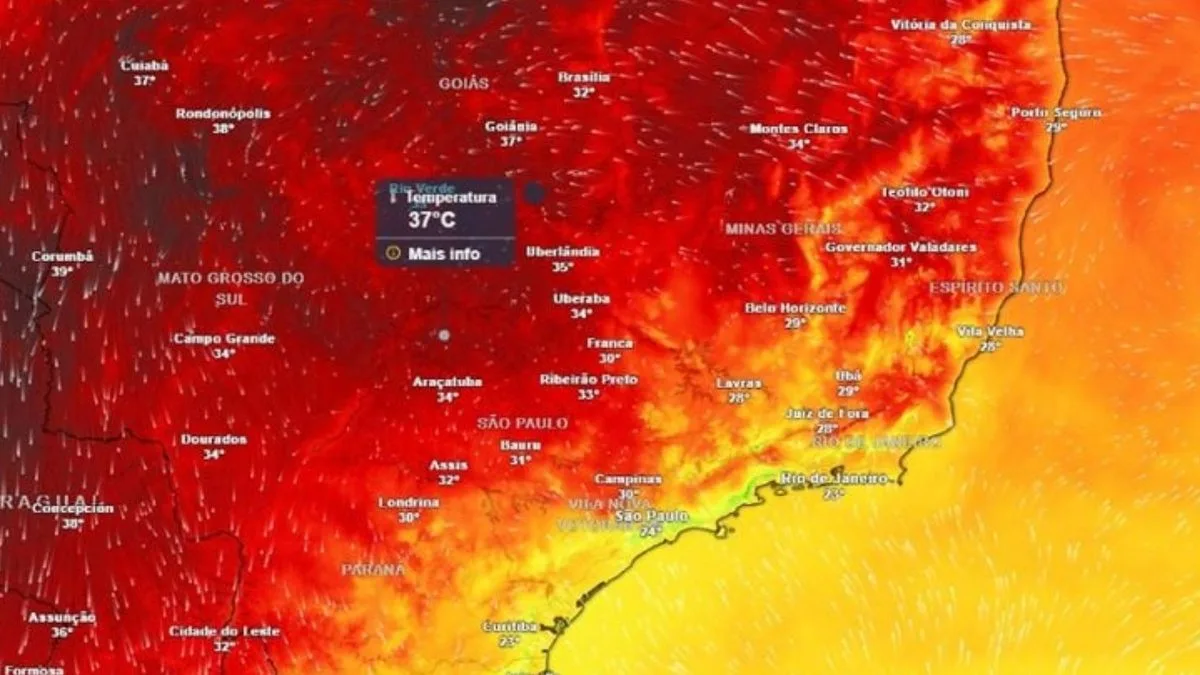 Frio dá trégua, tempo vira e calor volta com força ao Sul e Sudeste, com máximas de até 37°C nos primeiros dias da primavera
