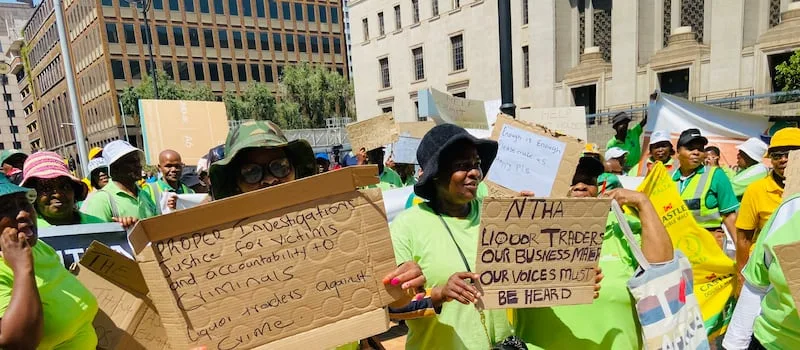 ‘They were somebody’s children’: Gauteng tavern owners march to premier’s office after Wadela massacre