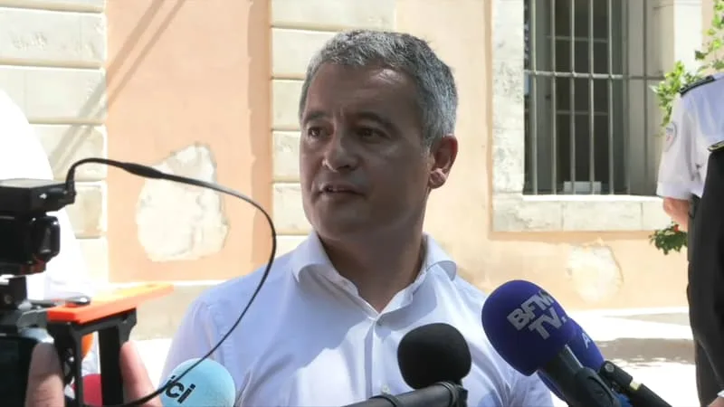 Menaces de la DZ Mafia à Alès: Gérald Darmanin salue "un maire courageux" et appelle à "juger très fermement" les responsables