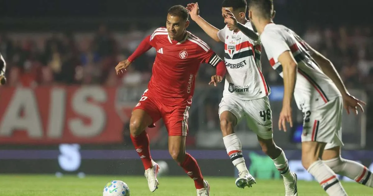 Em rodada péssima, Inter perde para o São Paulo e se afunda na zona de rebaixamento