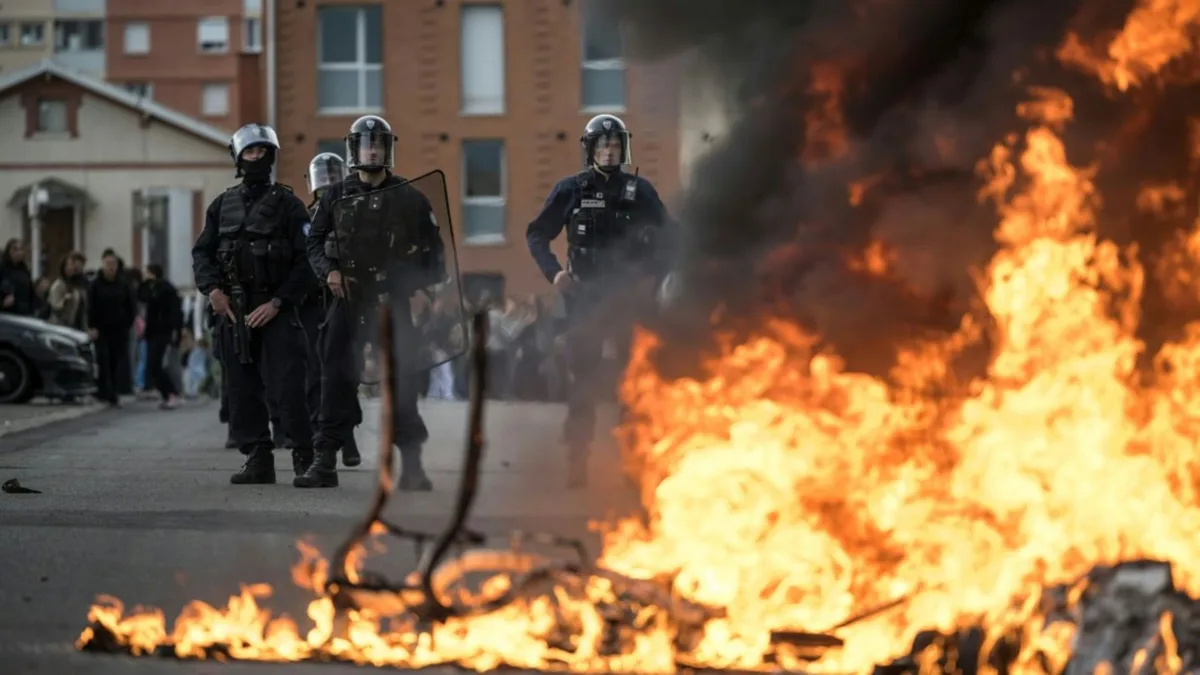 Schülerproteste in Frankreich: Acht Schulmitarbeiter verletzt