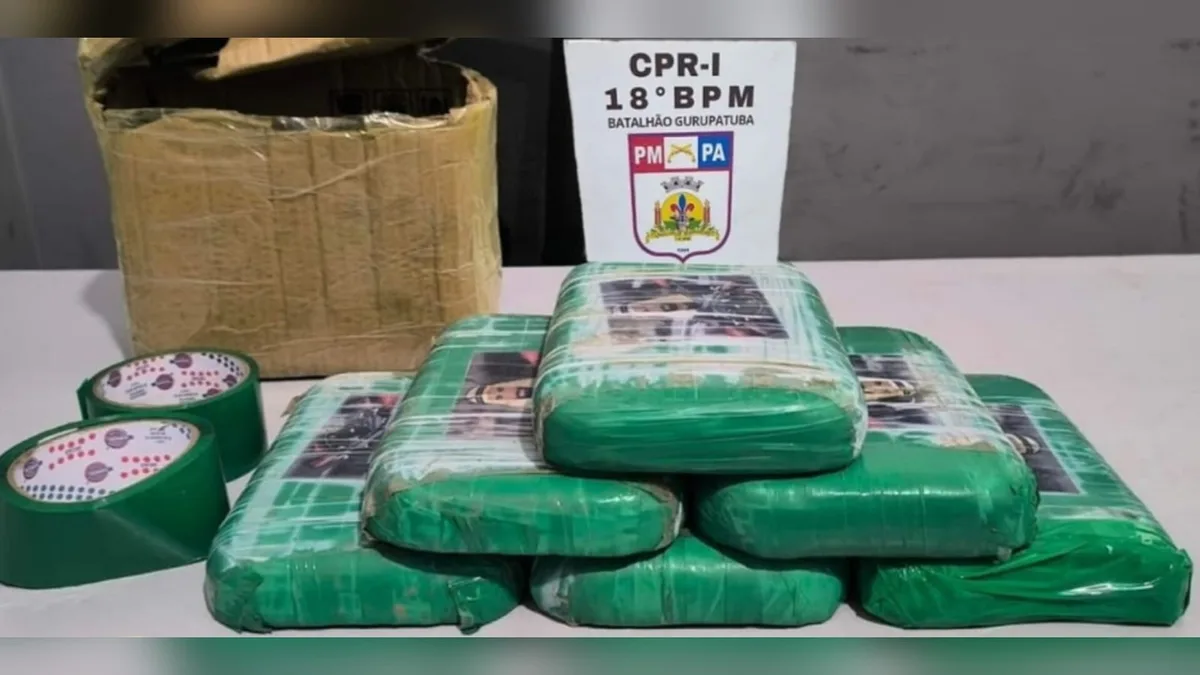 Jovem é preso com mais de 6 kg de drogas em barco no oeste do Pará