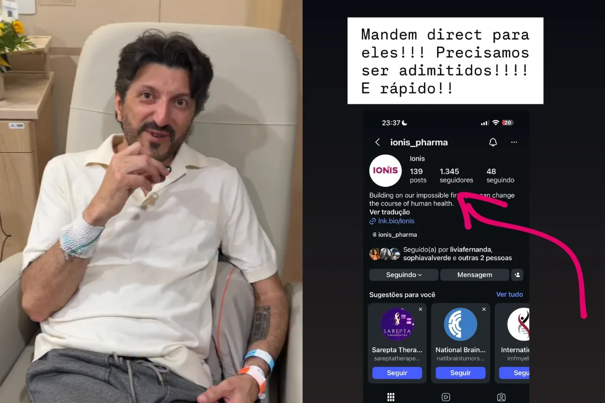 Esposa de Lito Sousa faz apelo por vaga em tratamento experimental