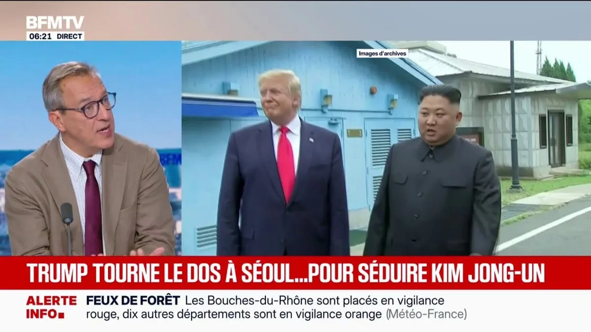 Donald Trump affirme "bien s'entendre" avec Kim Jong-un et veut réduire les exercices militaires conjoints avec la Corée du Sud