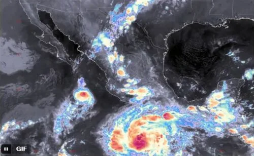 Trudy ya es huracán categoría 1; Simon se degrada y permanece estacionario; sigue en vivo su trayectoria