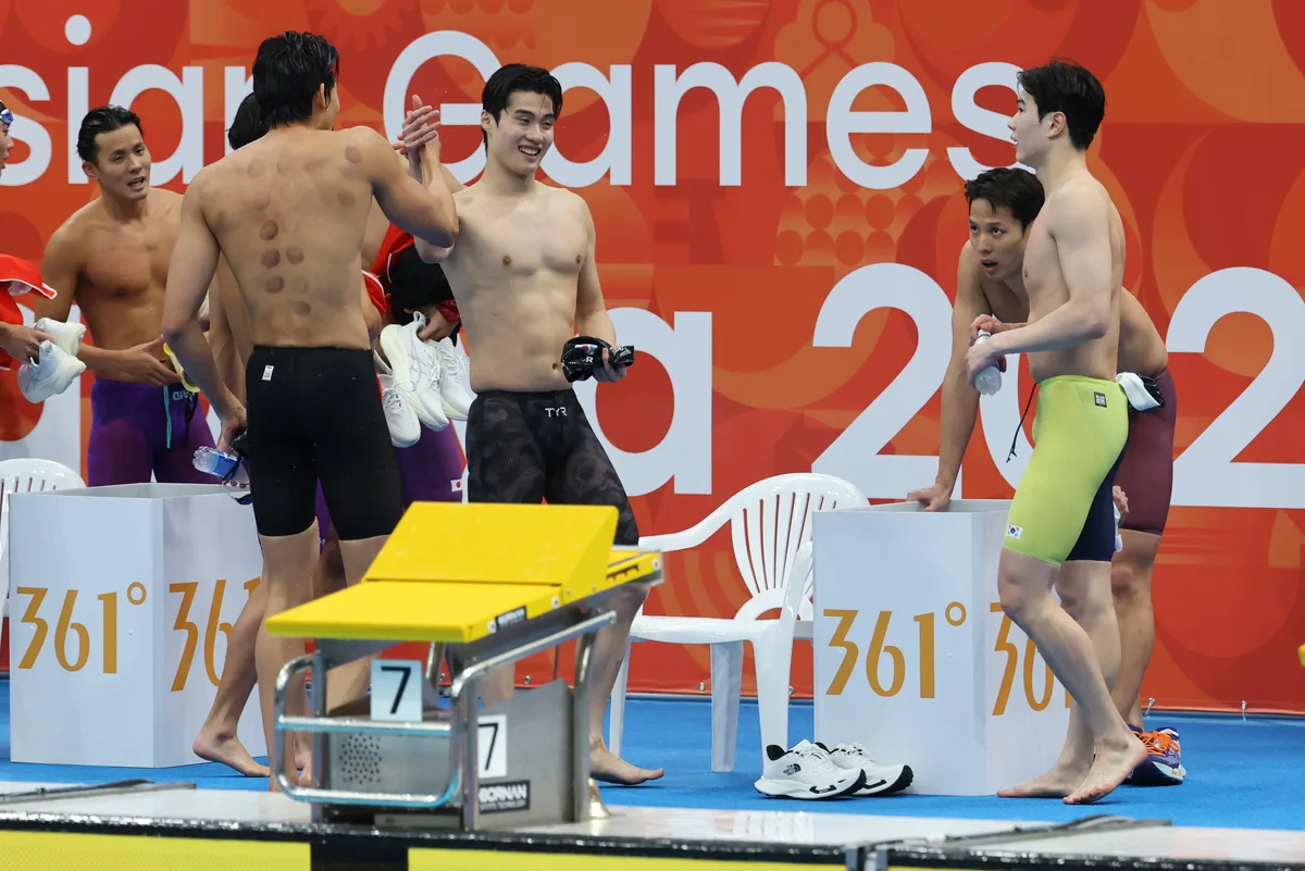 韓国男子400メートルリレー、2大会連続銀