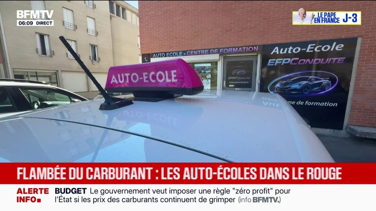 "Nous sommes obligés de faire supporter cette problématique de carburant à nos élèves à la conduite": les auto-écoles directement impactées par la flambée des prix du carburant