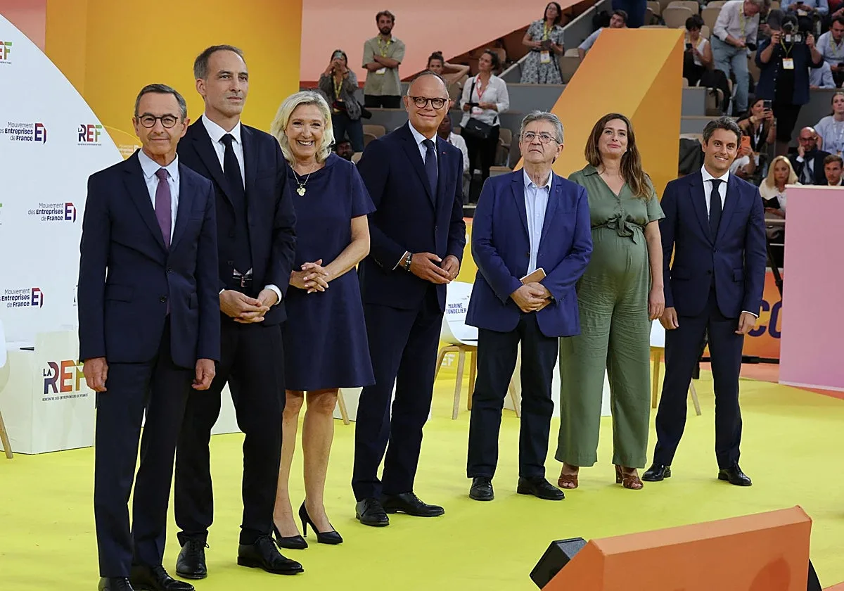 La precaria situación económica de Francia centra el primer debate de las presidenciales