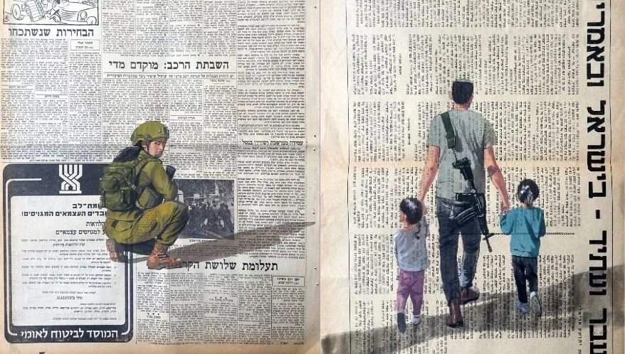 São Paulo: exposição de Leandro Spett com pinturas sobre jornais históricos de Israel