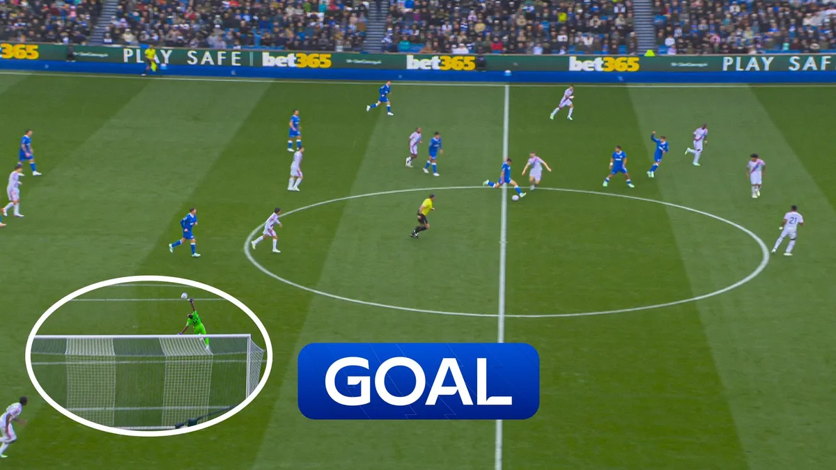 Gomez scores stunning HALFWAY-LINE goal!