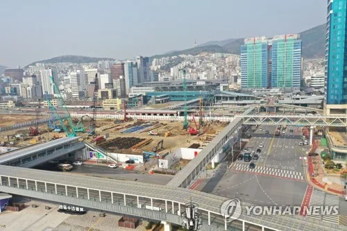 부산 동구, 북항환승센터 사업자에 공사 중지 통보