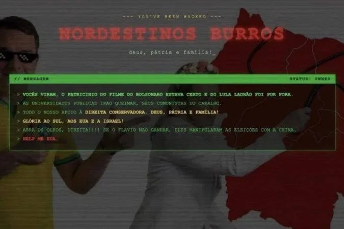 Hackers invadem site da Ancine e chamam nordestinos de "burros"