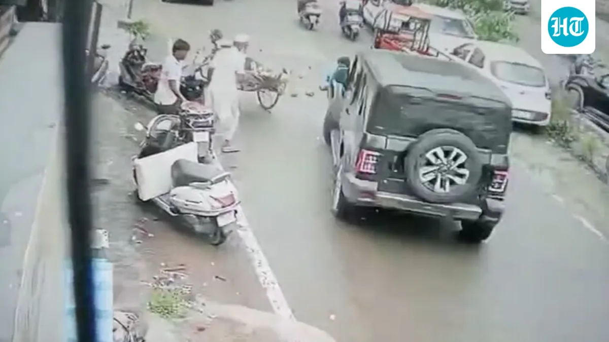 Wanted accused fleeing STF allegedly runs over pedestrian with Thar in Punjab's Ludhiana