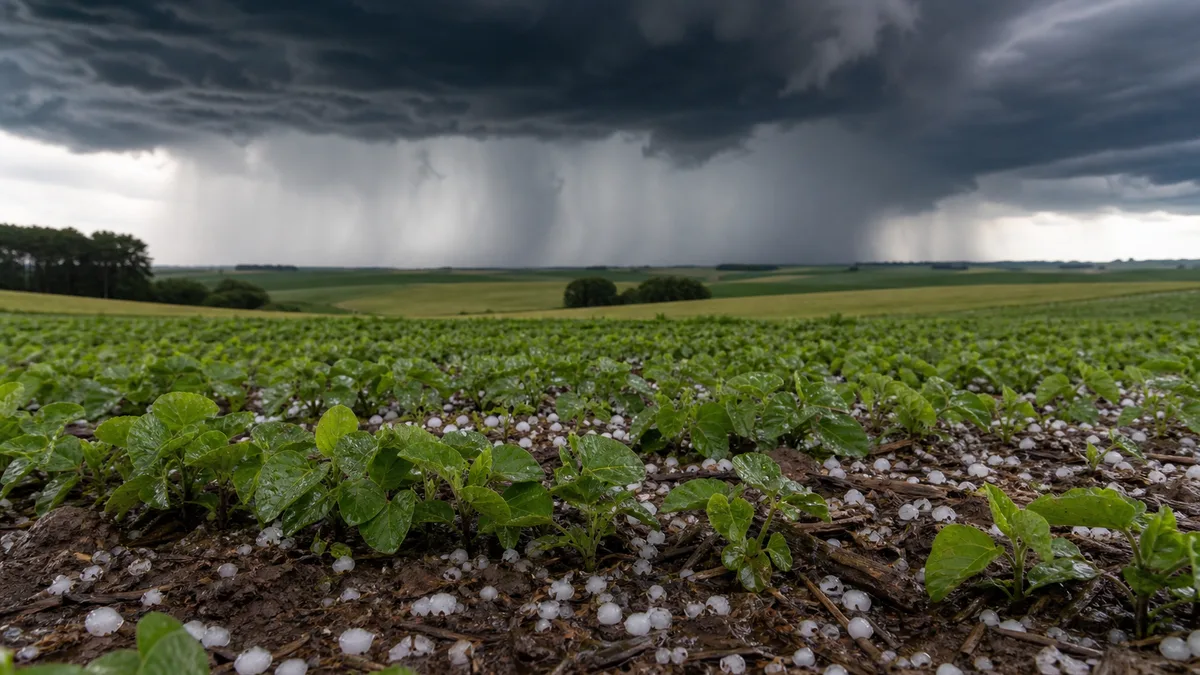 Ciclone extratropical provoca tempestades e derruba temperaturas no Sul