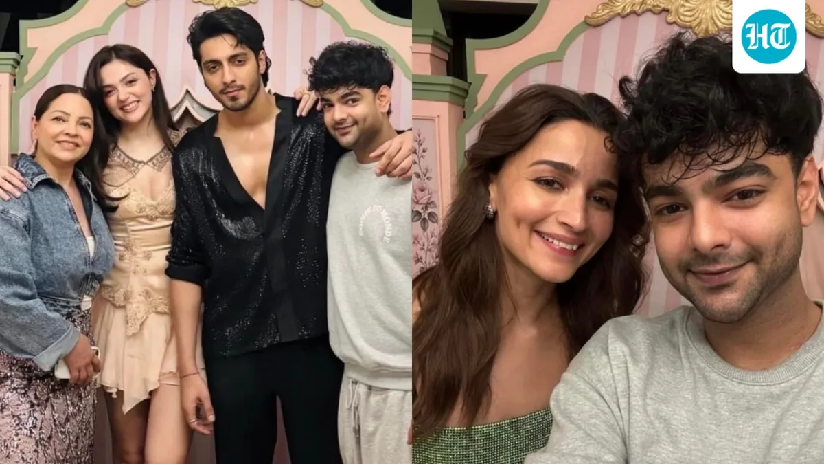 Aneet Padda’s fairytale-themed birthday bash with Ahaan Panday featured goofy selfies with Deanne Panday and a special appearance by Alia Bhatt.