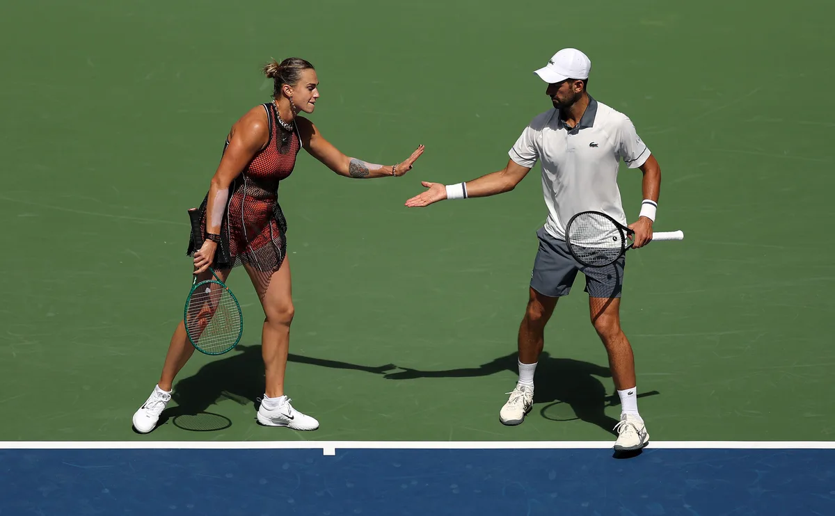 Соболенко и Джокович вылетели в первом круге микста на US Open