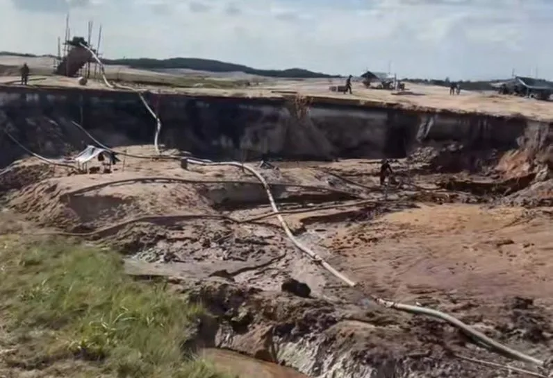 Denuncian falta de interés nacional para detener la extracción ilegal de oro en la Gran Sabana (FOTOS)