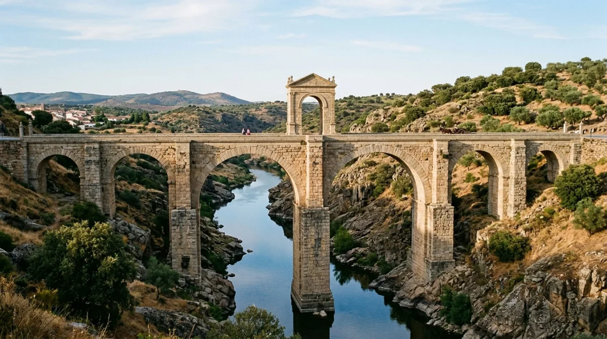 A ponte construída sem argamassa que atravessa um rio e permanece de pé graças à distribuição precisa do peso das pedras