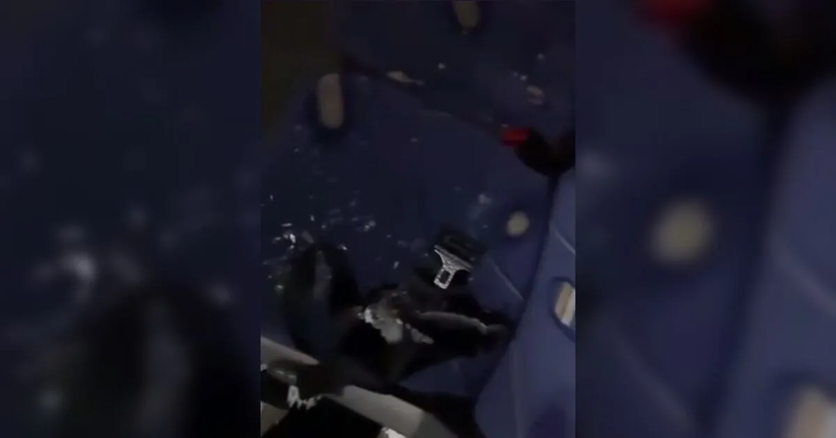 Temporal em Apucarana: estrutura atinge micro-ônibus com estudantes e quebra vidros; veja vídeos