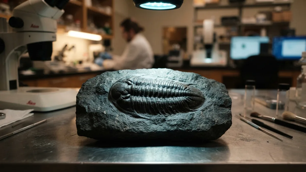 Um trilobita morreu há 465 milhões de anos com o intestino cheio de conchas, e elas não se dissolveram porque sua digestão era neutra ou alcalina