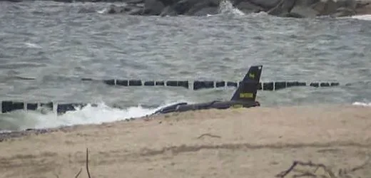 Rusinowo: Russische Sprengstoff-Drohne vor polnischer Ostseeküste entdeckt