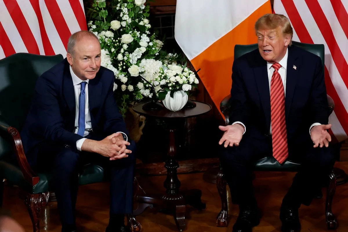 Trump, in Dublin, says he ‘would love to see’ Ireland reunified