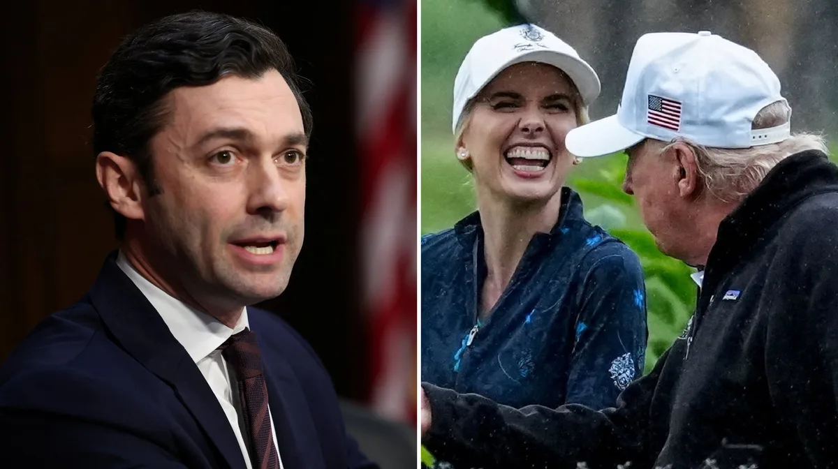 Dem Star Roasts Trump for Obsession With Blonde Companion, 35
