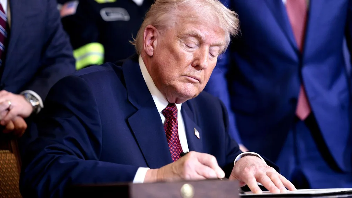 President Trump wants the US to carry out more than 1,000 space launches a year by 2030 — and speed up sending robots and humans to Mars