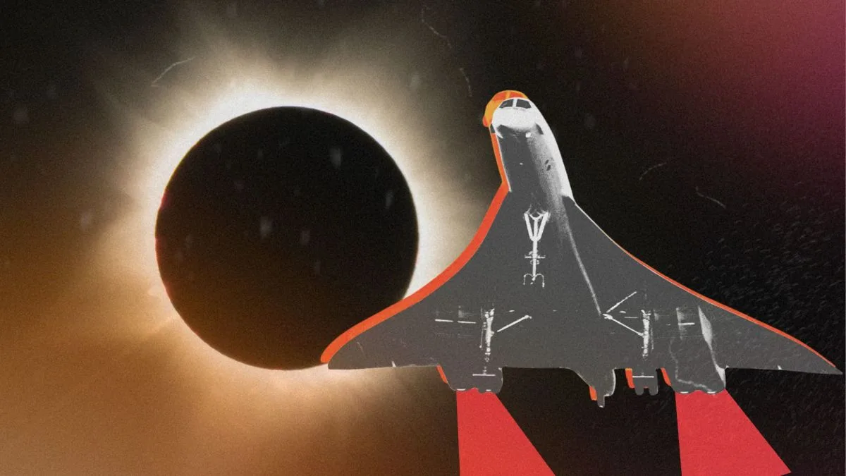 Le jour où un avion Concorde a suivi une éclipse solaire en vol supersonique
