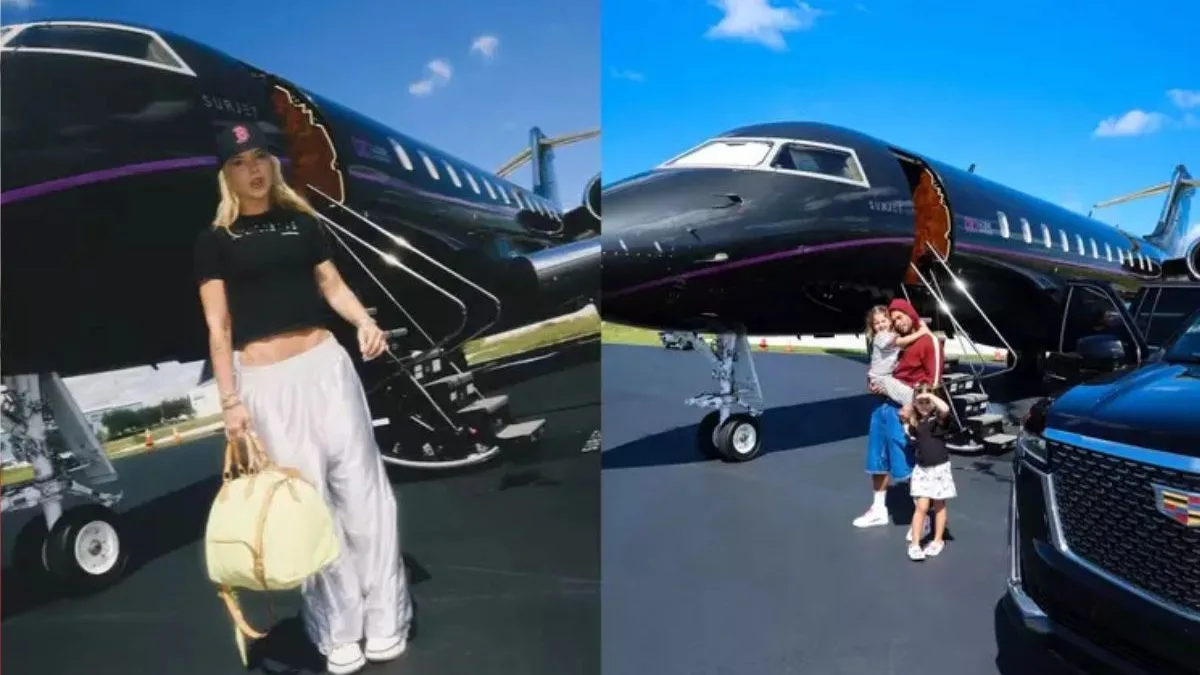 Foto em avião revela reencontro de Virginia e Zé Felipe no exterior um dia após influenciadora anunciar término com Vini Jr.