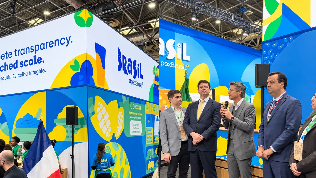 Brasil inaugura pavilhão na Sial Paris 2026, uma das maiores feiras de alimentos do mundo