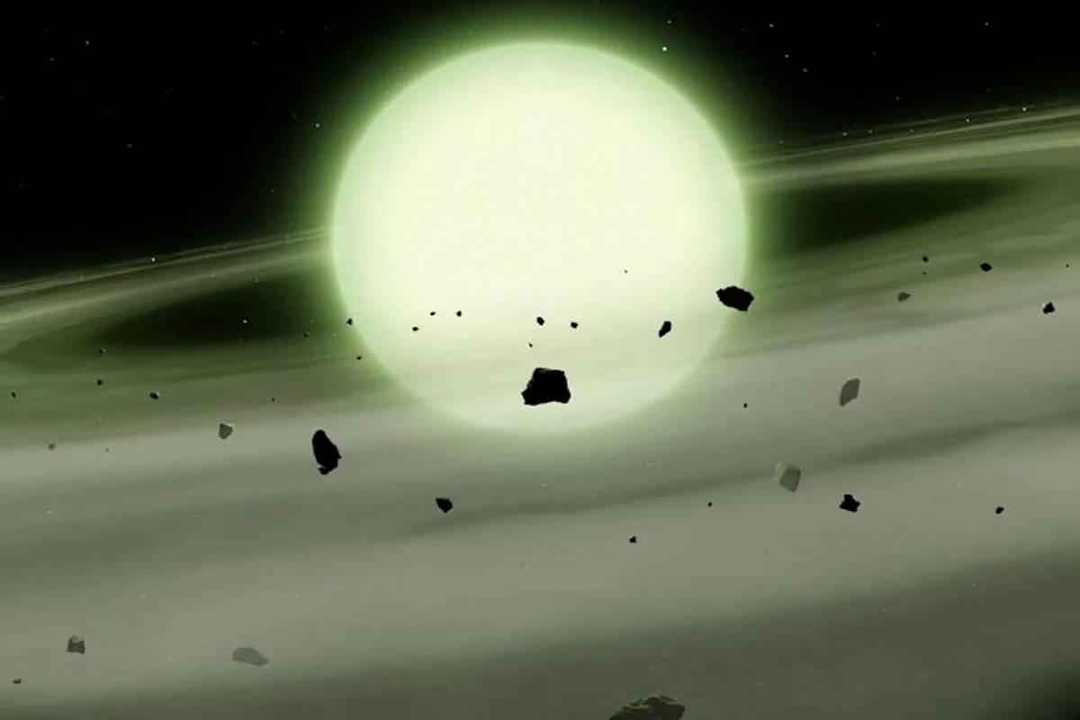 Astronomers Just Found the First Green Star Ever Discovered—Right After It Swallowed Its Planets